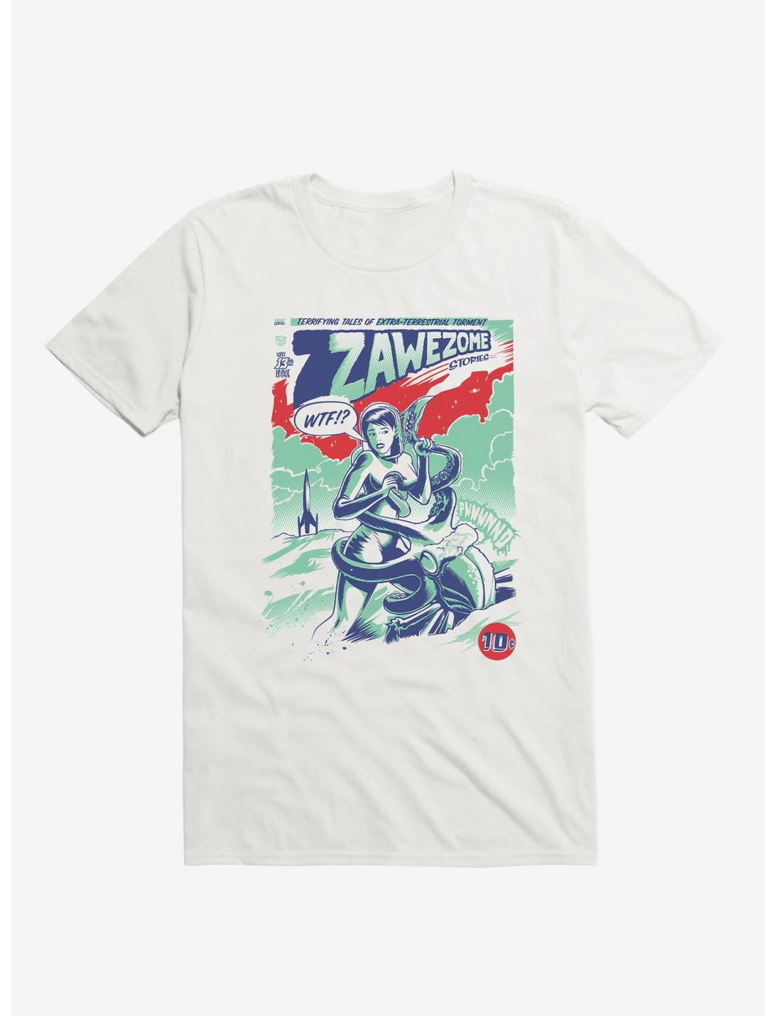 Pulp Alien Octopus White T-Shirt