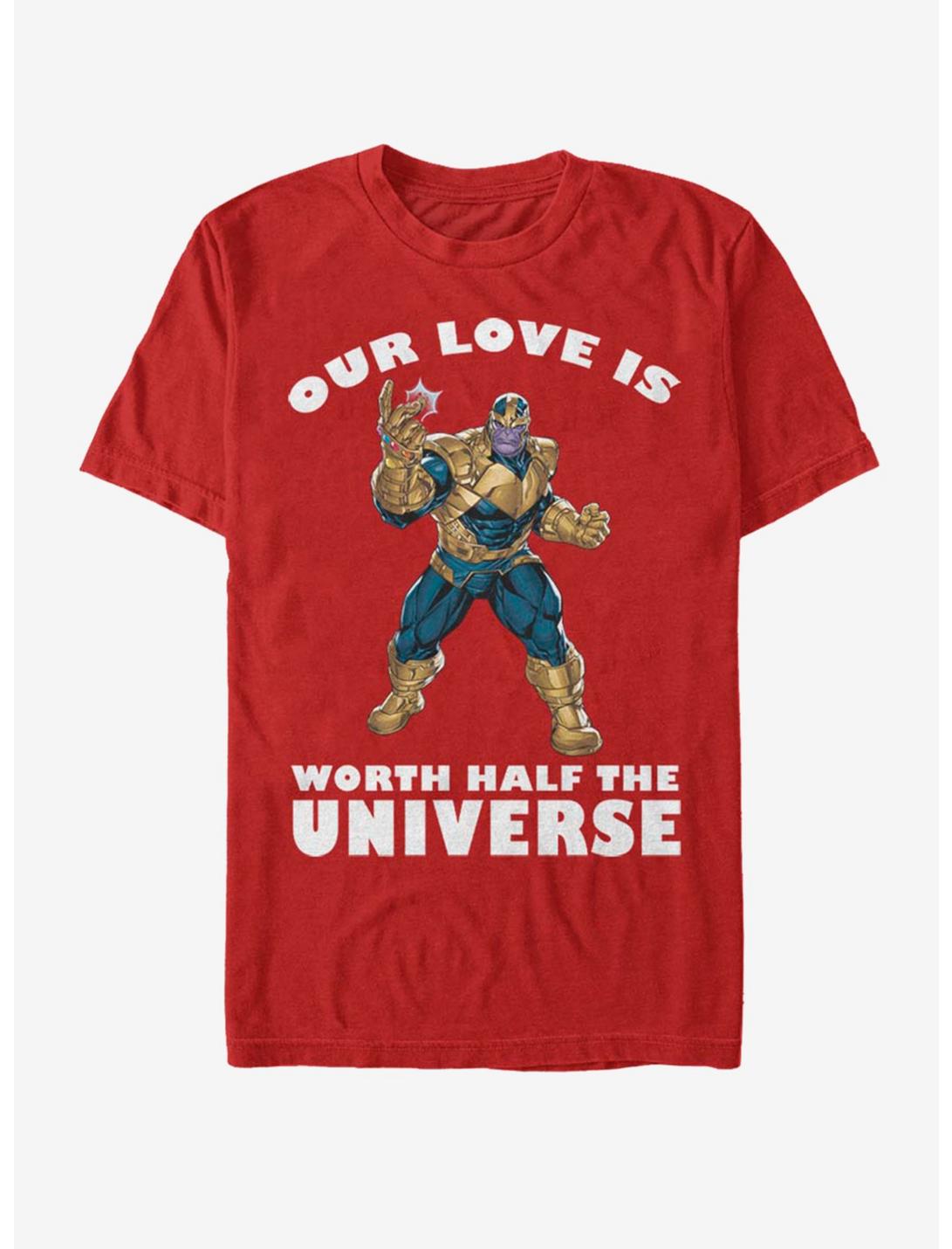 Marvel Thanos Universal Love Valentine T-Shirt