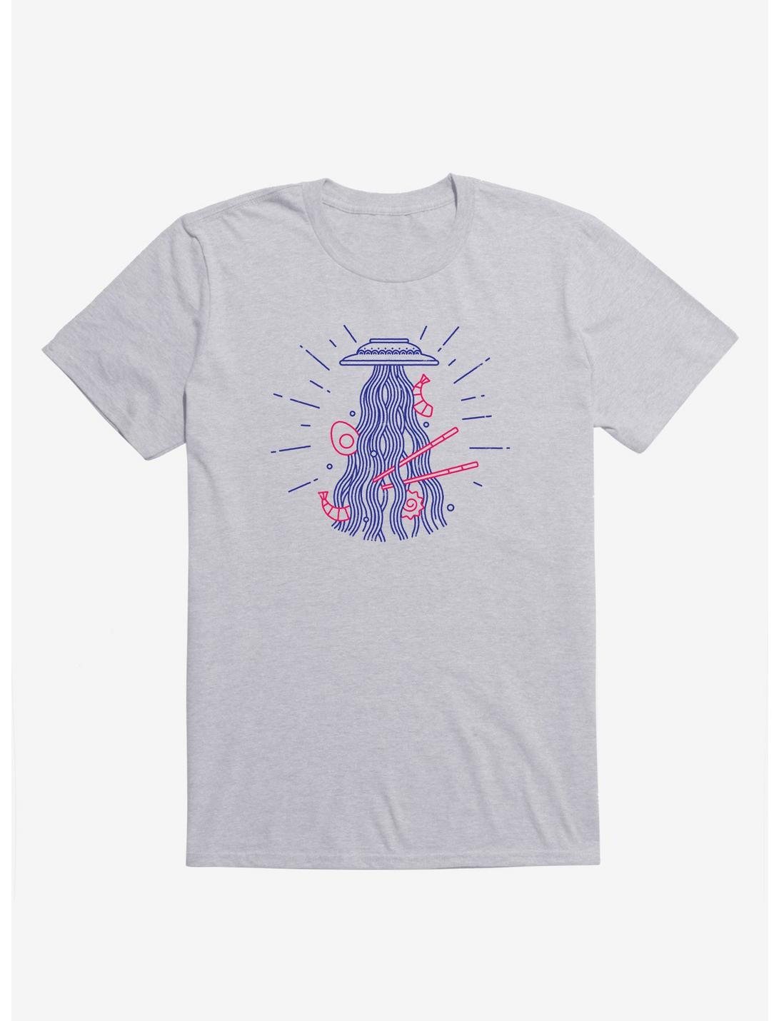 From Outer Space Ramen Spaceship Sport Grey T-Shirt