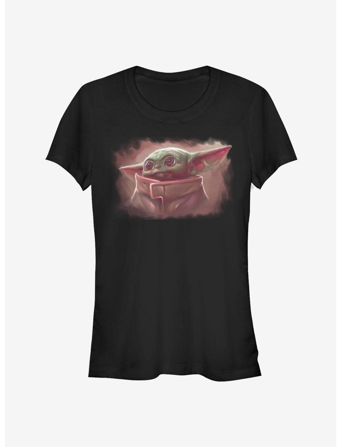 Star Wars The Mandalorian The Child Painting Girls T-Shirt