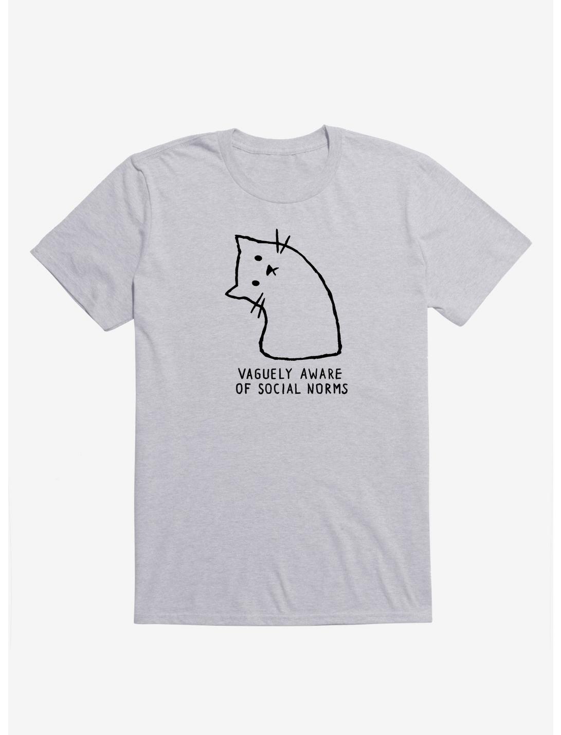 Vaguely Aware Of Social Norms Cat T-Shirt