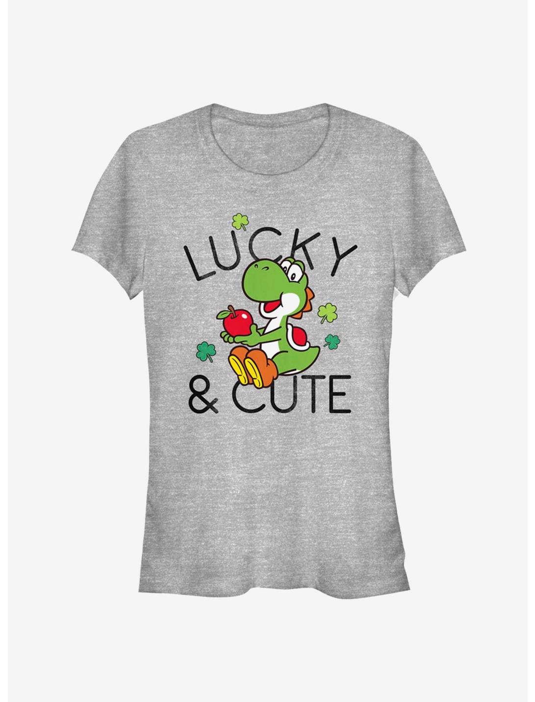Nintendo Super Mario Lucky And Cute Yoshi Girls T-Shirt
