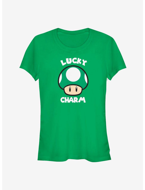 Nintendo Mario Lucky Mushroom Girls T-Shirt