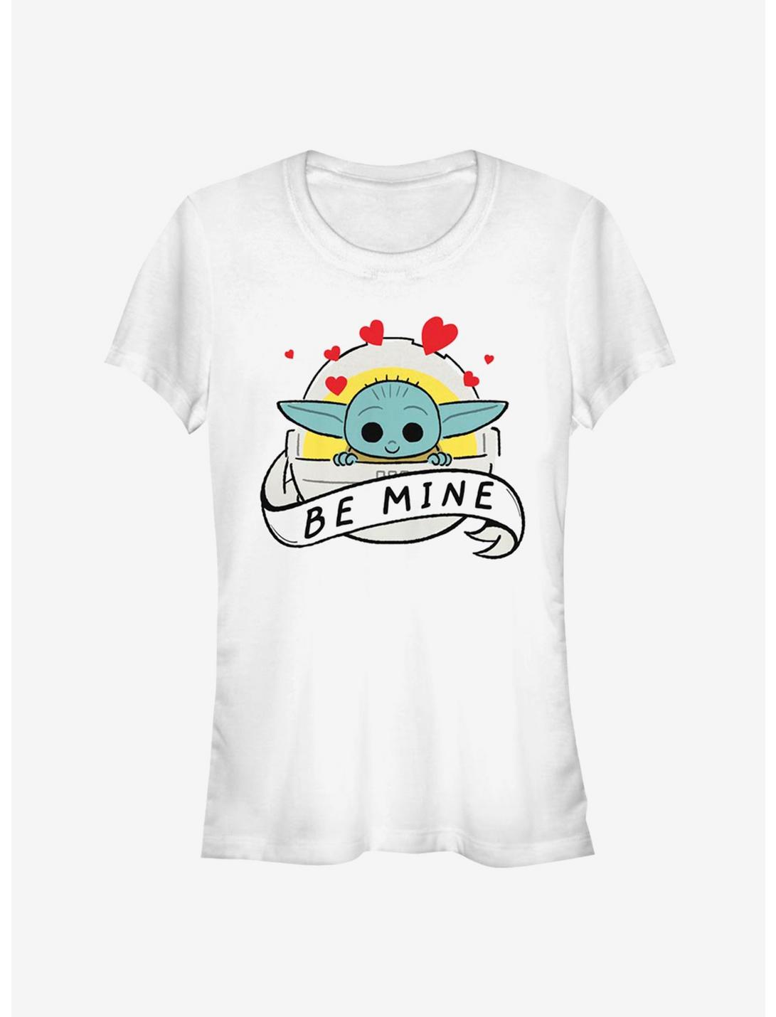 Star Wars The Mandalorian The Child Be Mine With The Child Girls T-Shirt