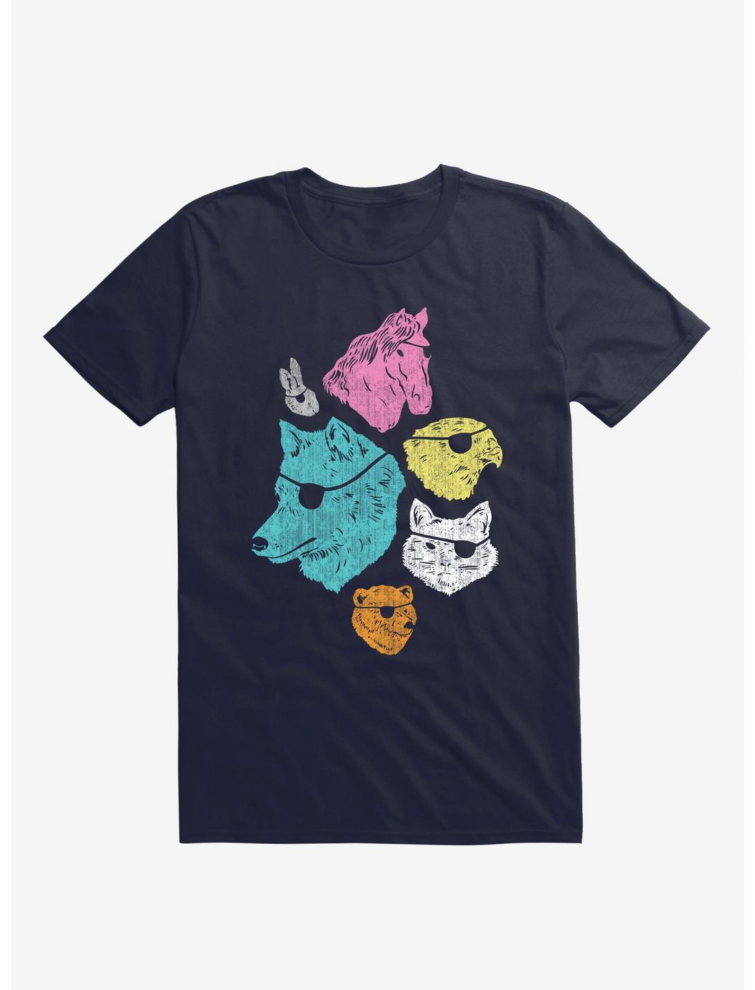 Animals With Eyepatches! Yes! Cat Dog Horse T-Shirt