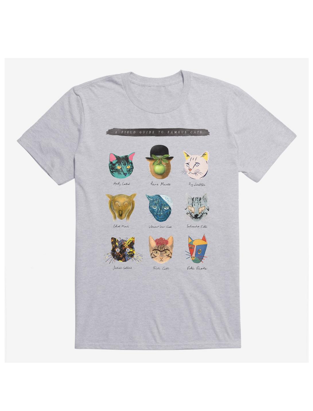 Art&Meow Artist Cats Sport Grey T-Shirt