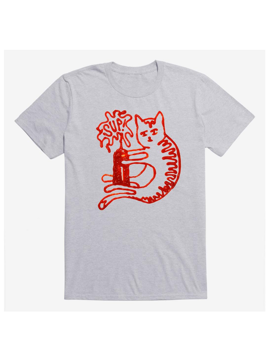 Catsup Cat Ketchup Sport Grey T-Shirt
