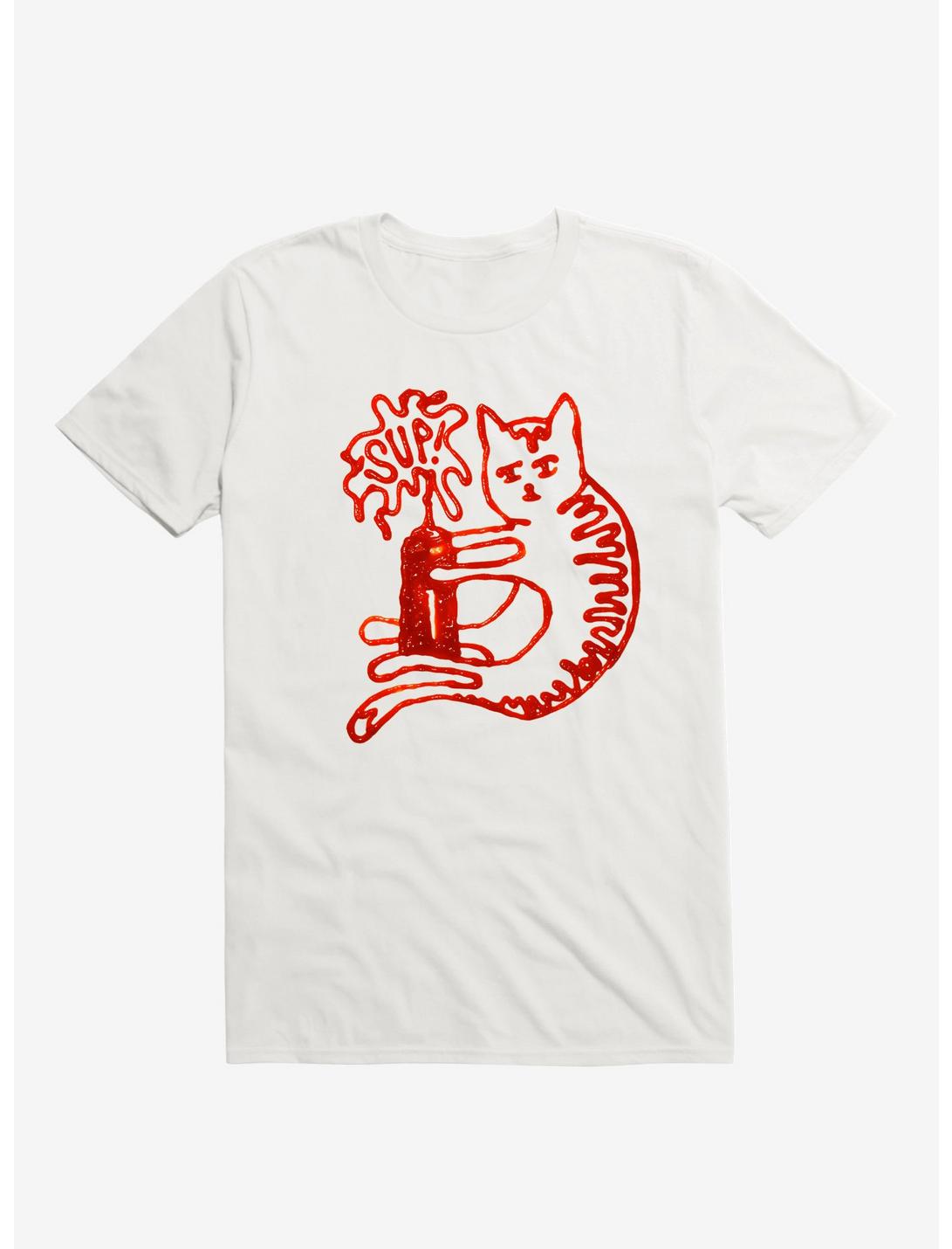 Catsup Cat Ketchup White T-Shirt
