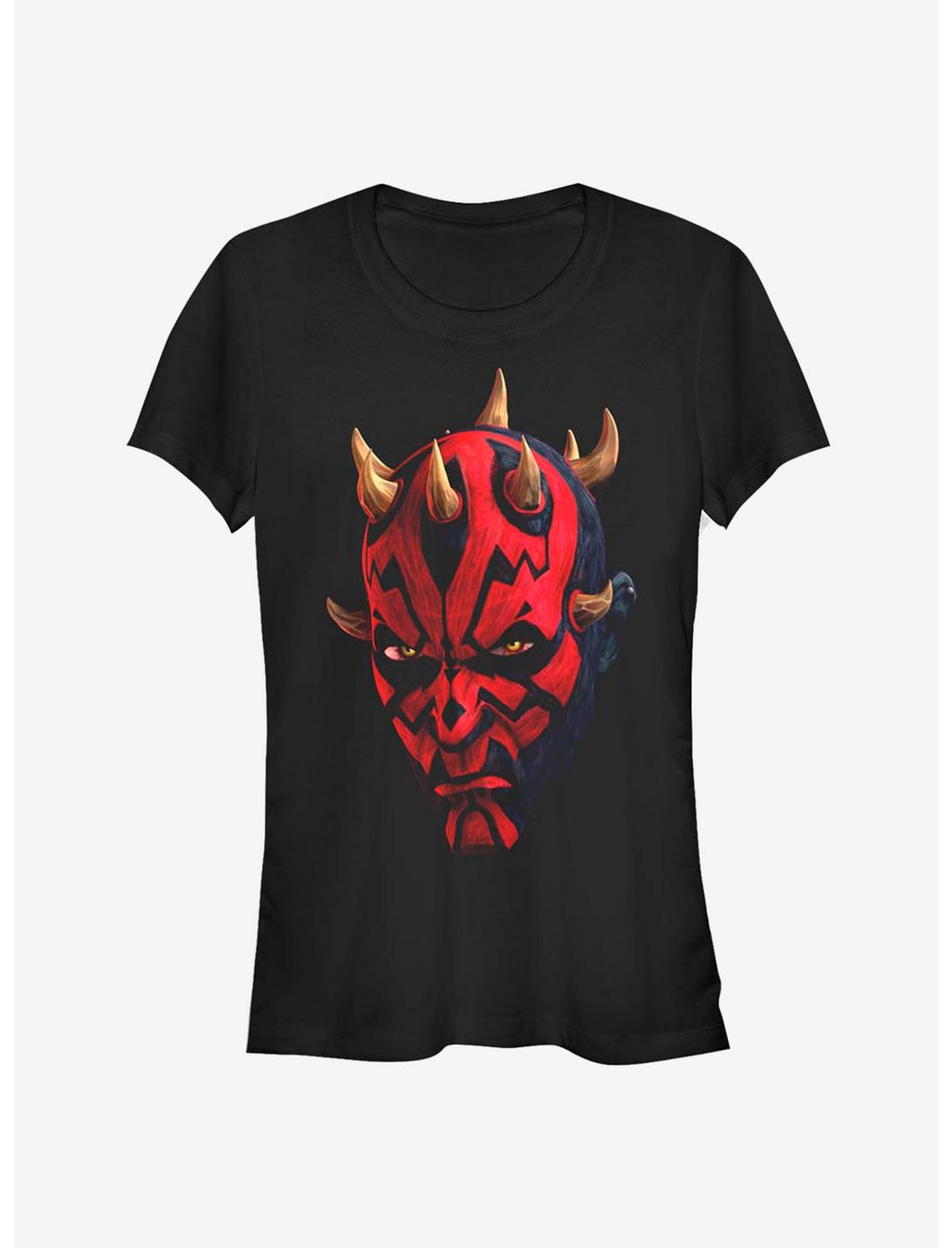 Star Wars The Clone Wars Maul Face Girls T-Shirt