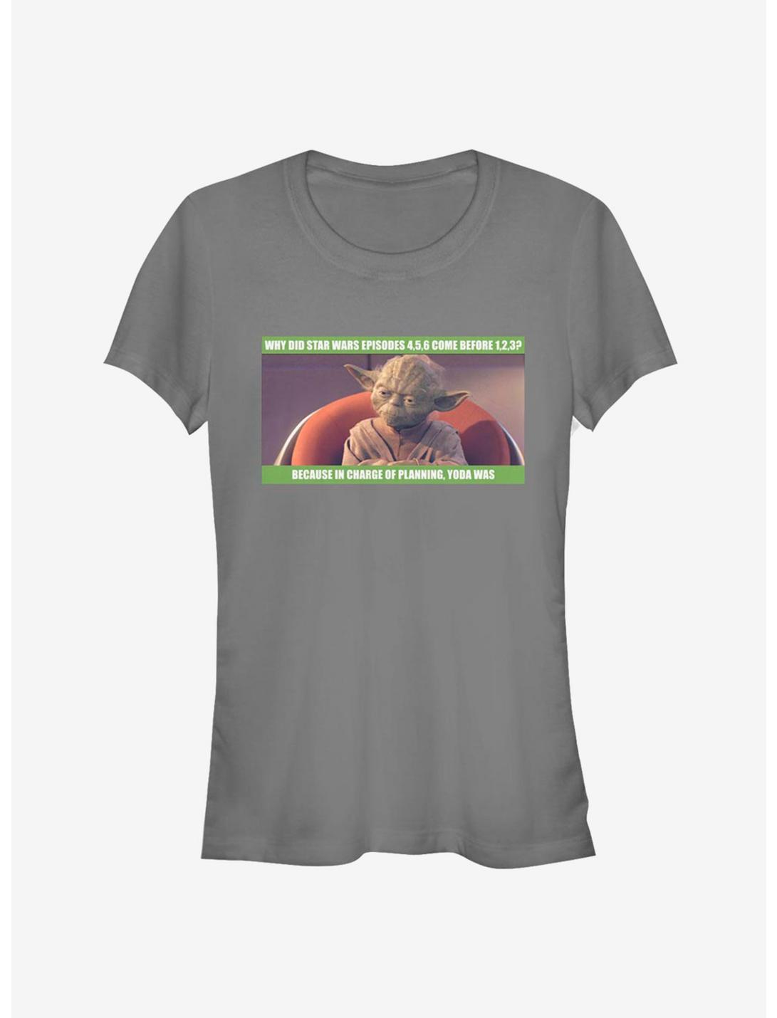 Star Wars In Girls Yoda Of Planning Girls T-Shirt