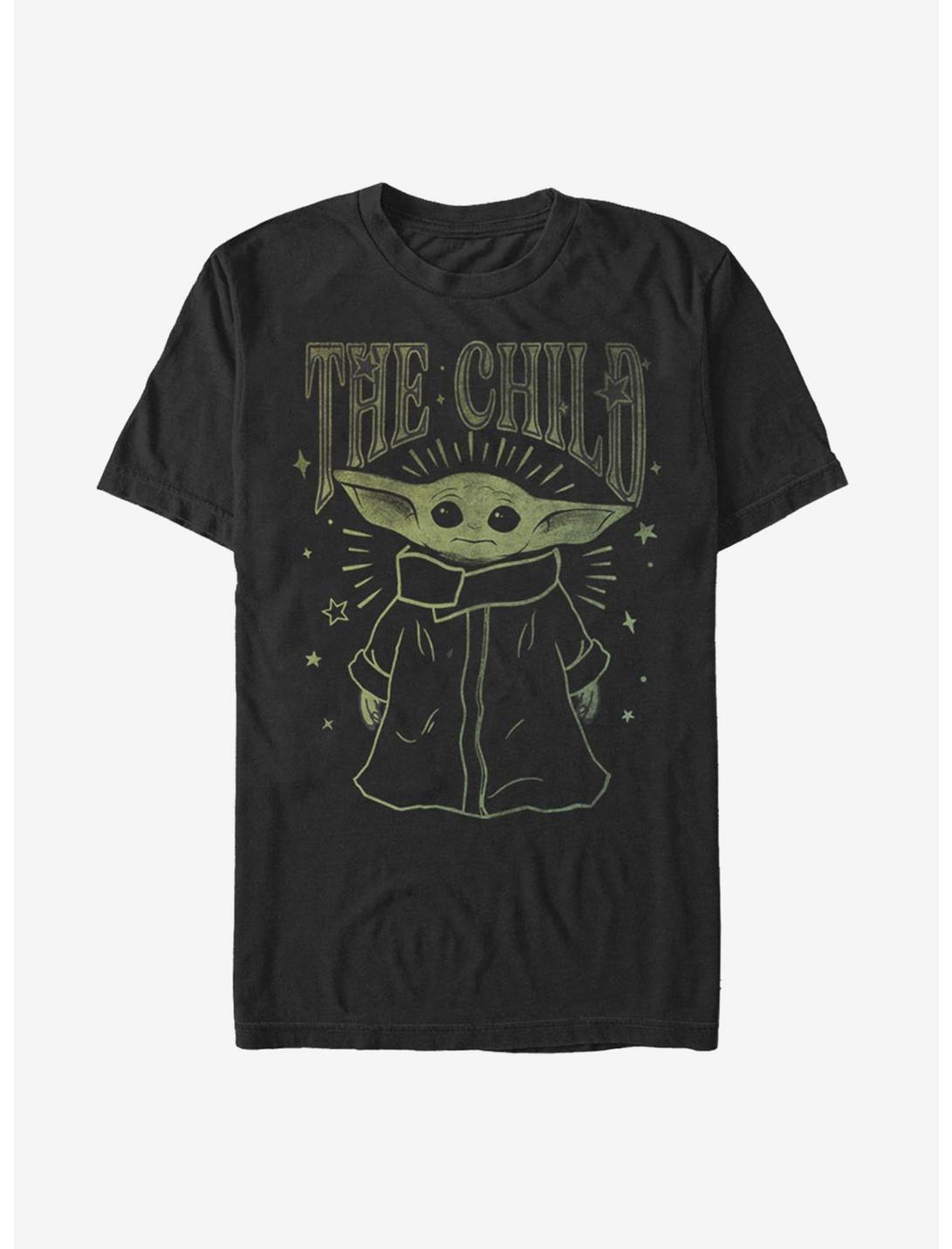 Star Wars The Mandalorian The Child Starry Night T-Shirt