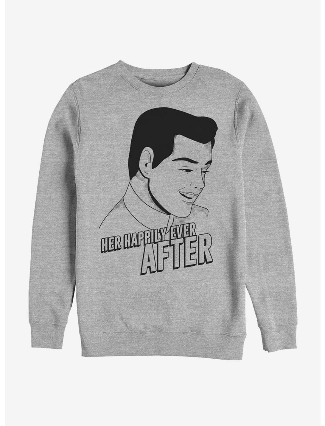 Disney Cinderella Classic Romantic Charming Crew Sweatshirt