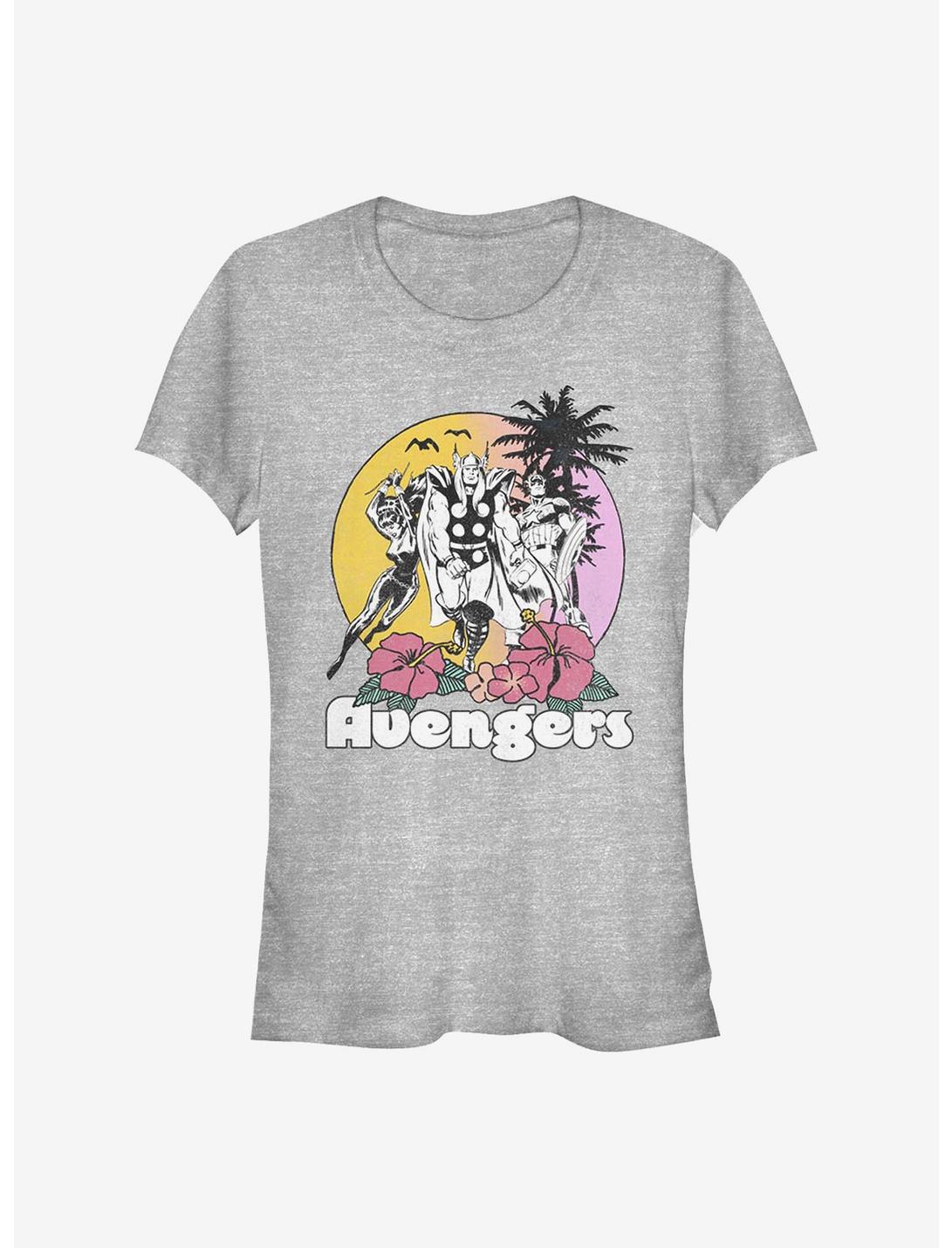 Marvel Avengers Tropical Beach Girls T-Shirt