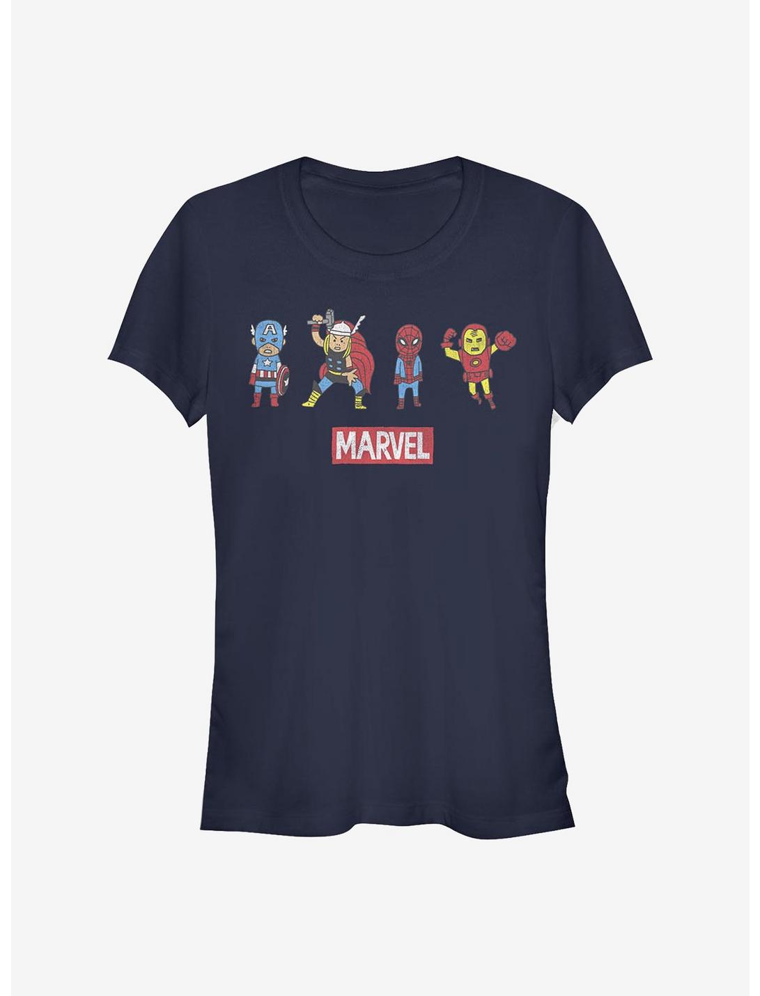 Marvel Avengers Pop Art Group Girls T-Shirt
