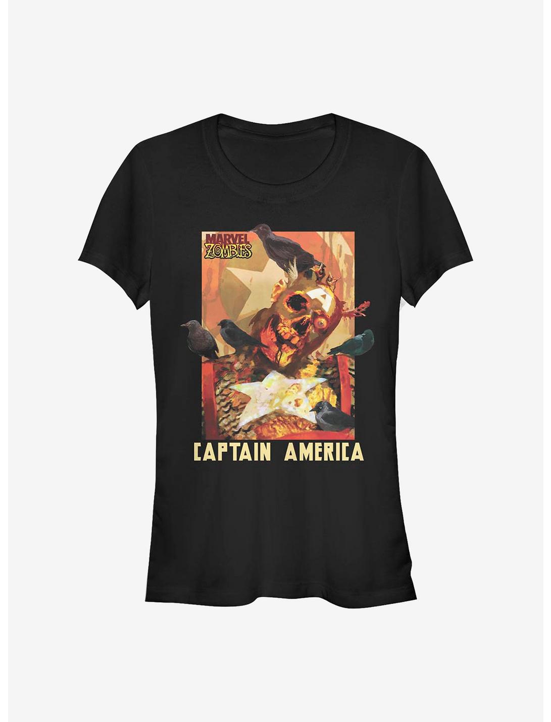 Marvel Zombies Zombie Captain America Girls T-Shirt