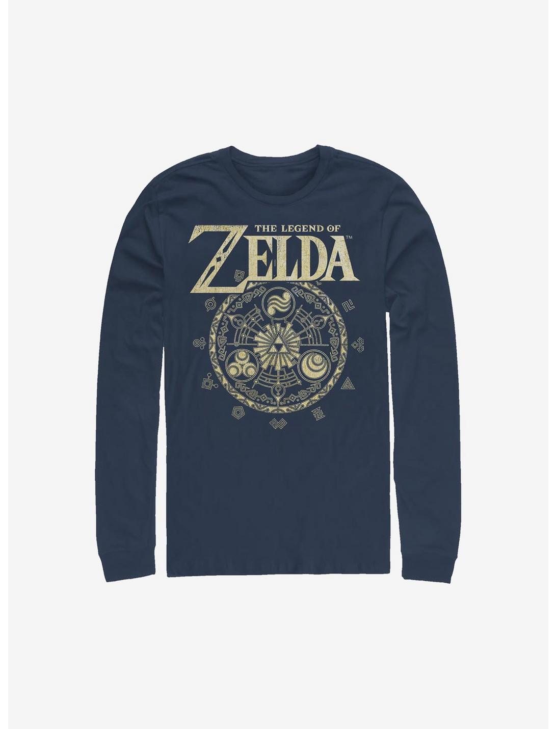 Nintendo The Legend Of Zelda Emblem Circle Long-Sleeve T-Shirt