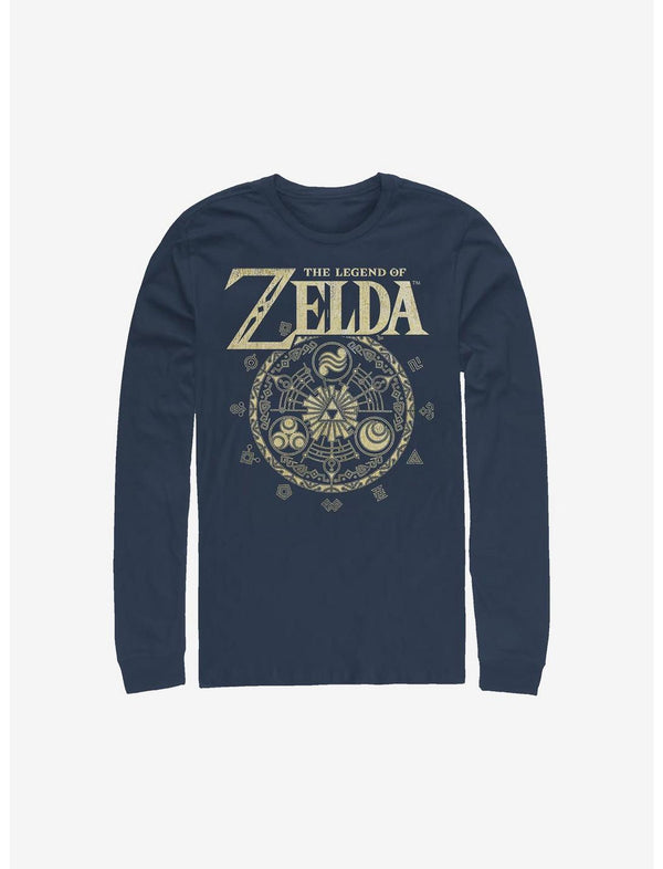 Nintendo The Legend Of Zelda Emblem Circle Long-Sleeve T-Shirt