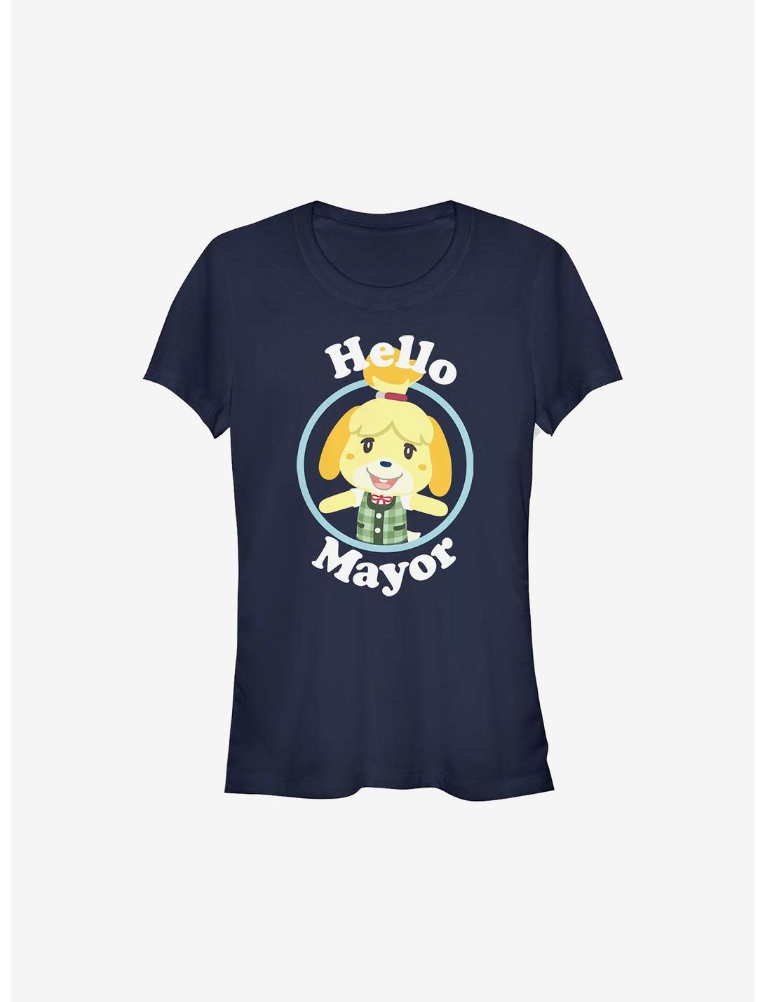 Nintendo Animal Crossing Isabelle Hello Mayor And Quit Girls T-Shirt