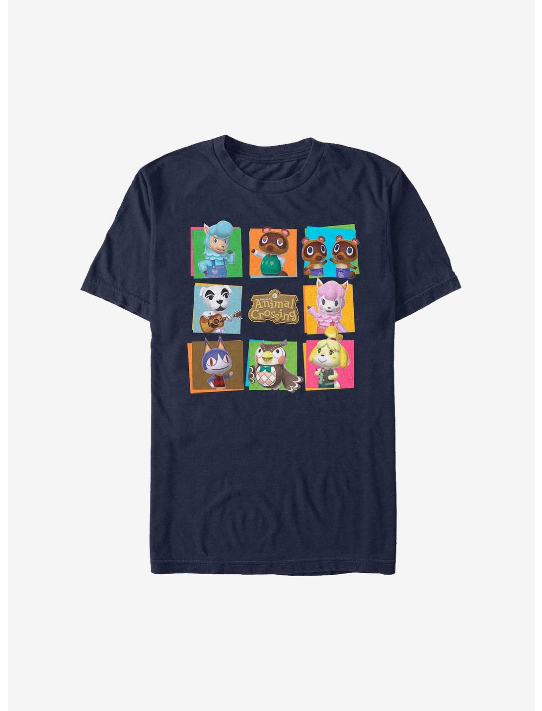 Nintendo Animal Crossing 8 Character Paste Up T-Shirt