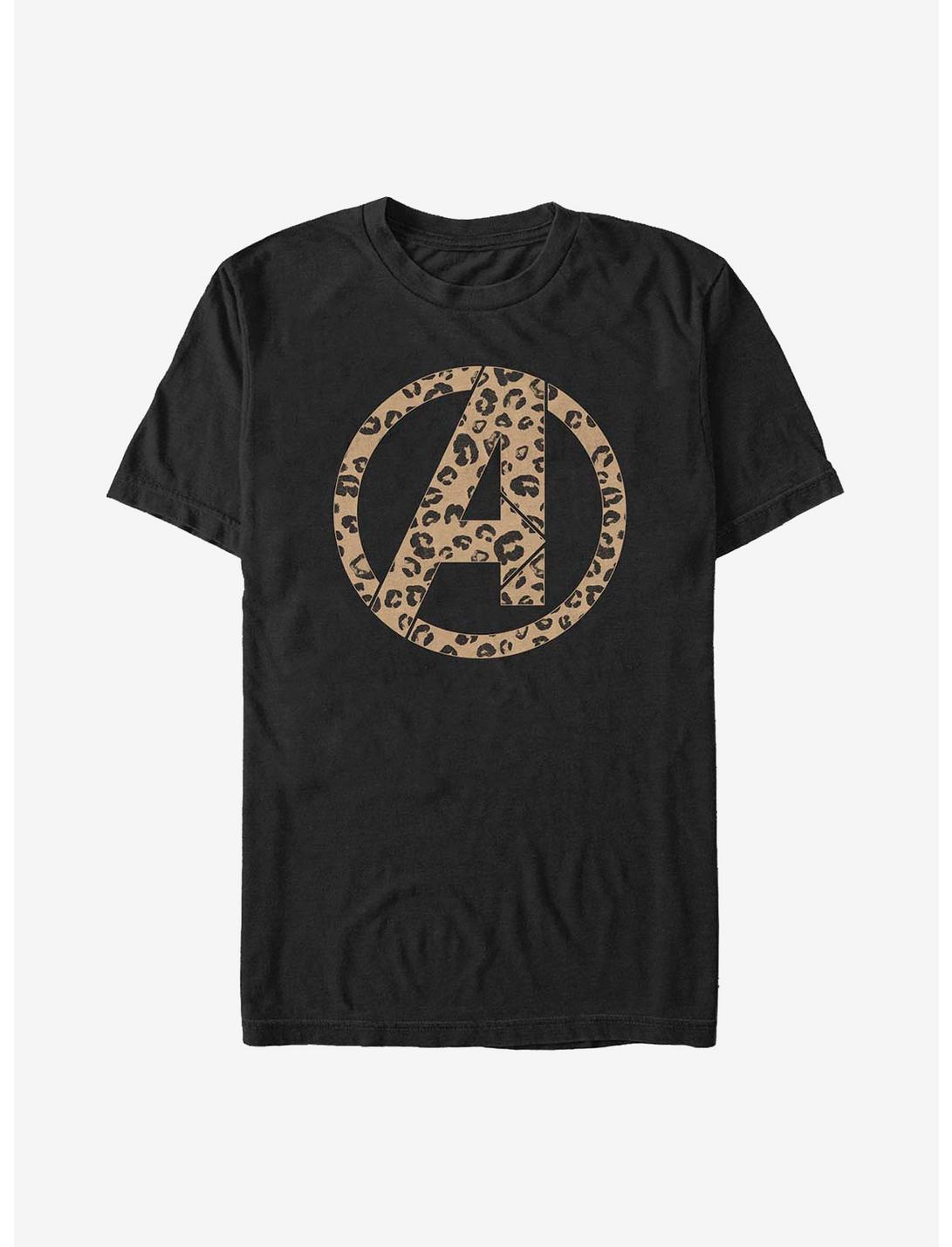 T-shirt Marvel Avengers avec logo imprimé léopard
