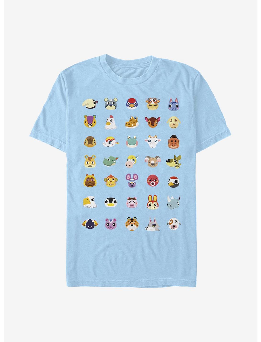 T-shirt têtes de personnages Animal Crossing de Nintendo