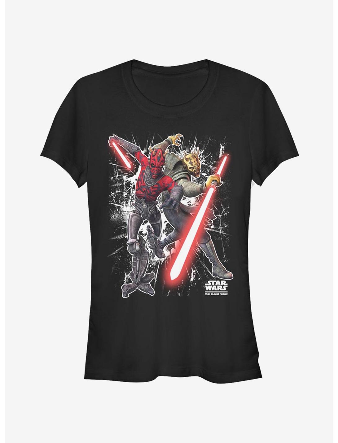 Star Wars The Clone Wars Sith Brothers Girls T-Shirt