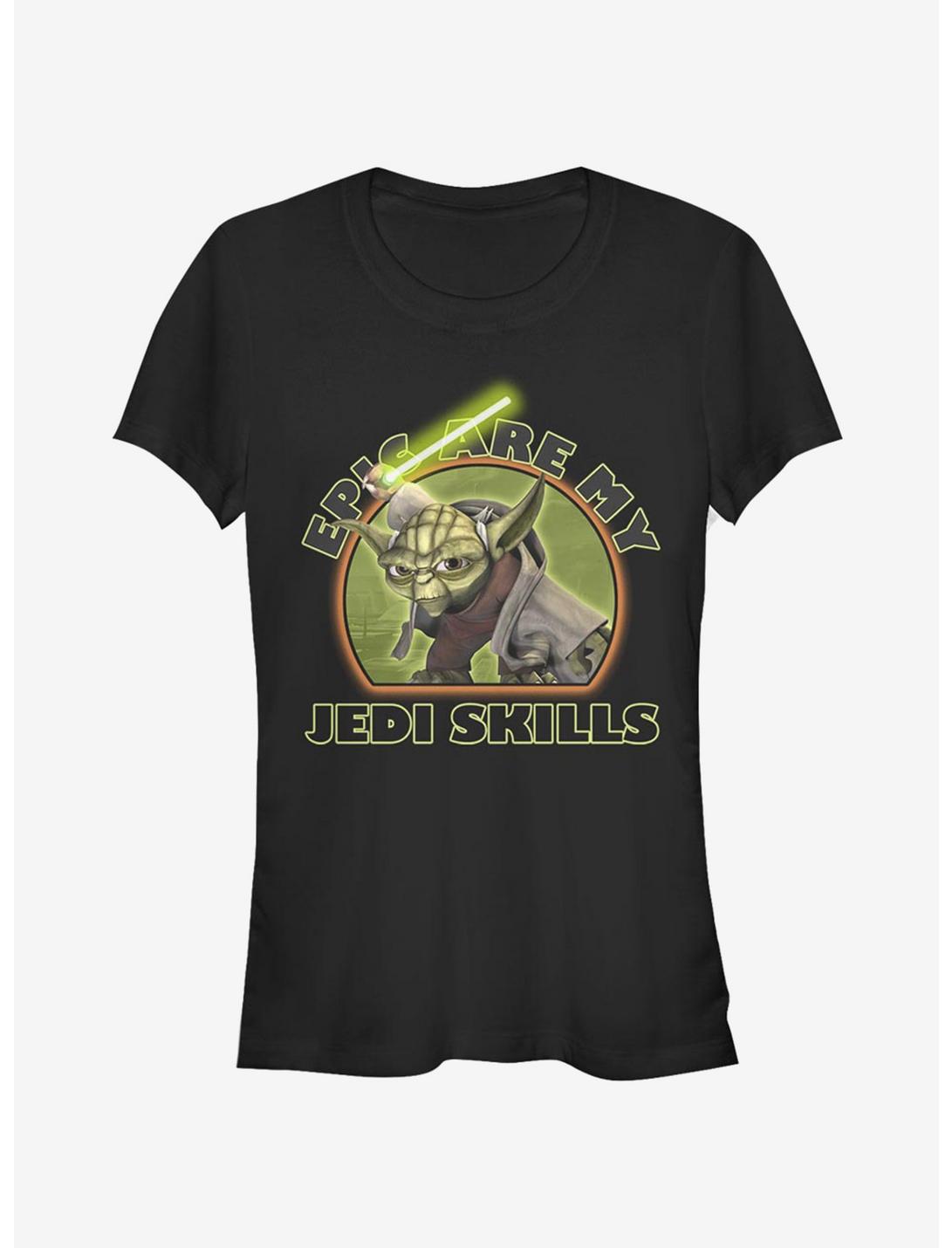 Star Wars The Clone Wars Jedi Skills Girls T-Shirt