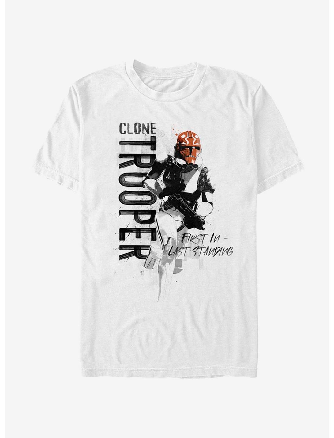 T-shirt Star Wars The Clone Wars Soldat en course