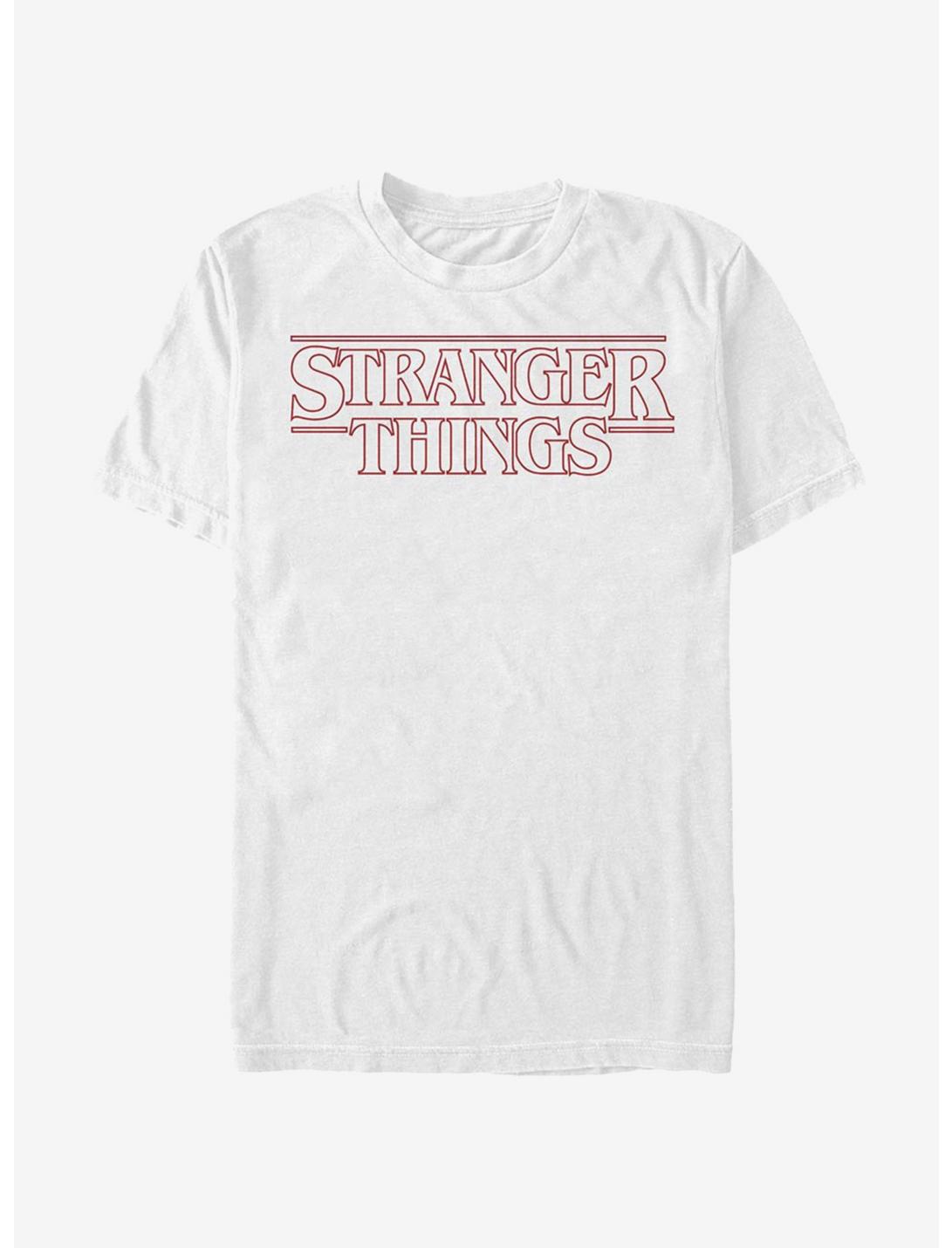 Stranger Things Stranger Red Outline Logo T-Shirt