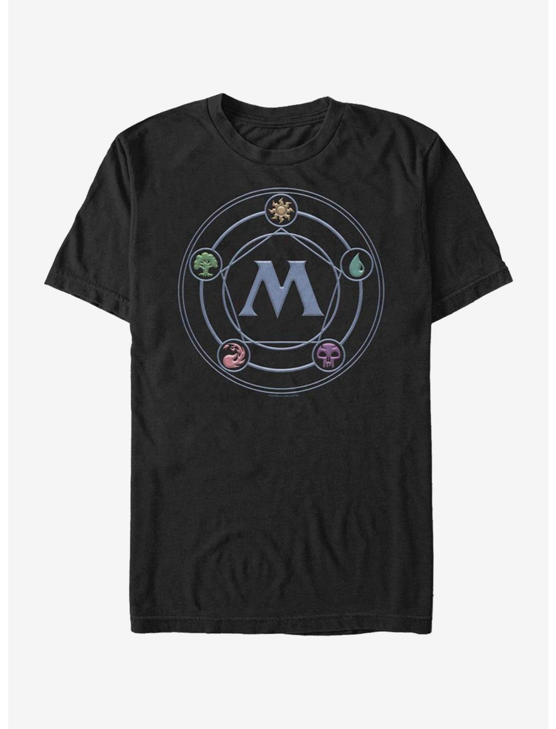 Magic: The Gathering T-shirt pentagone mana de pierre