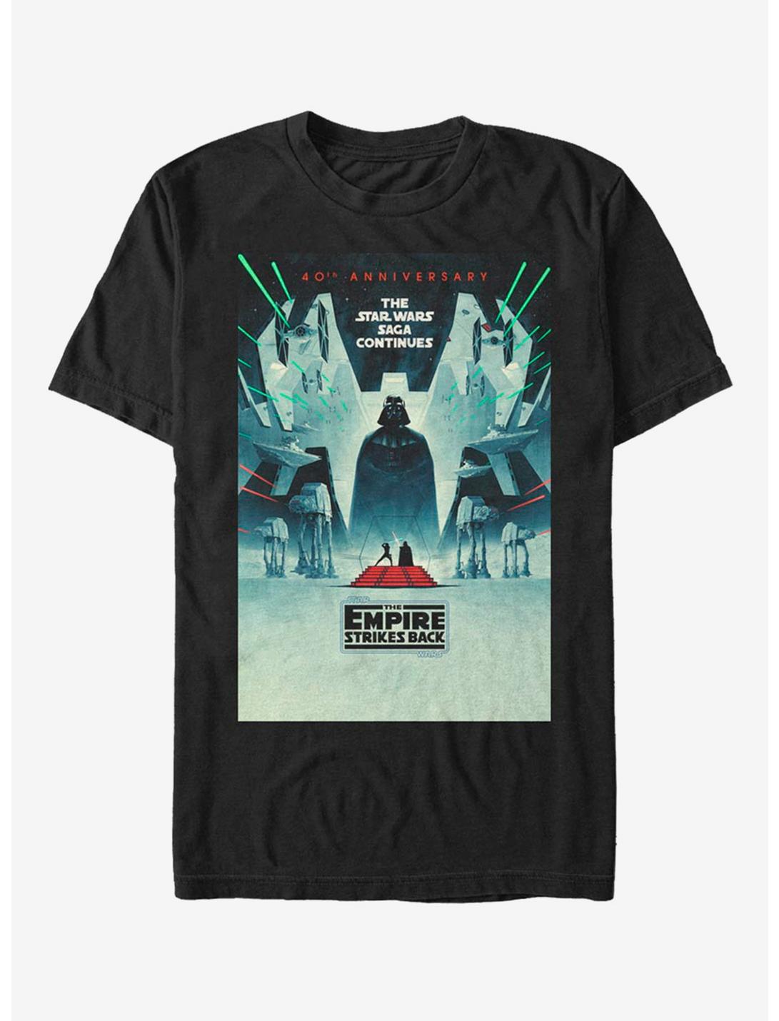 T-shirt affiche 40e anniversaire Star Wars Épisode V: L'Empire Contre-Attaque