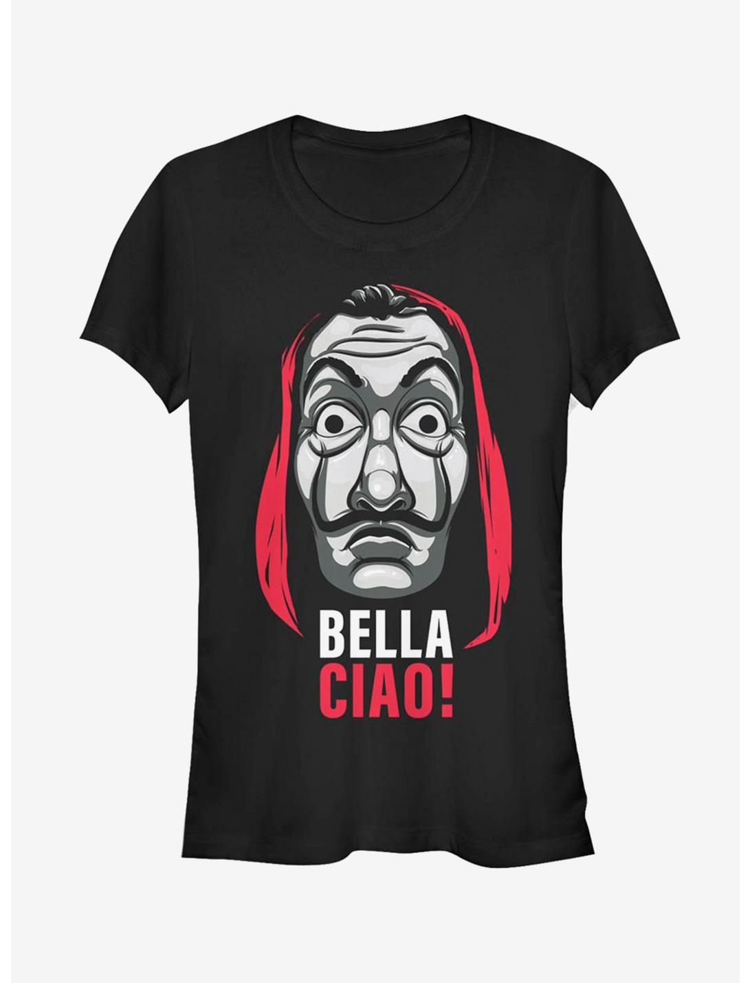T-shirt Fille La Casa De Papel Masque Bella Ciao