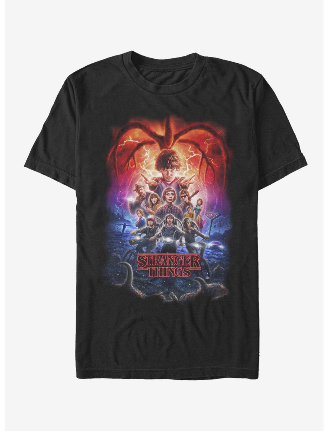 T-shirt avec affiche de citrouilles Stranger Things