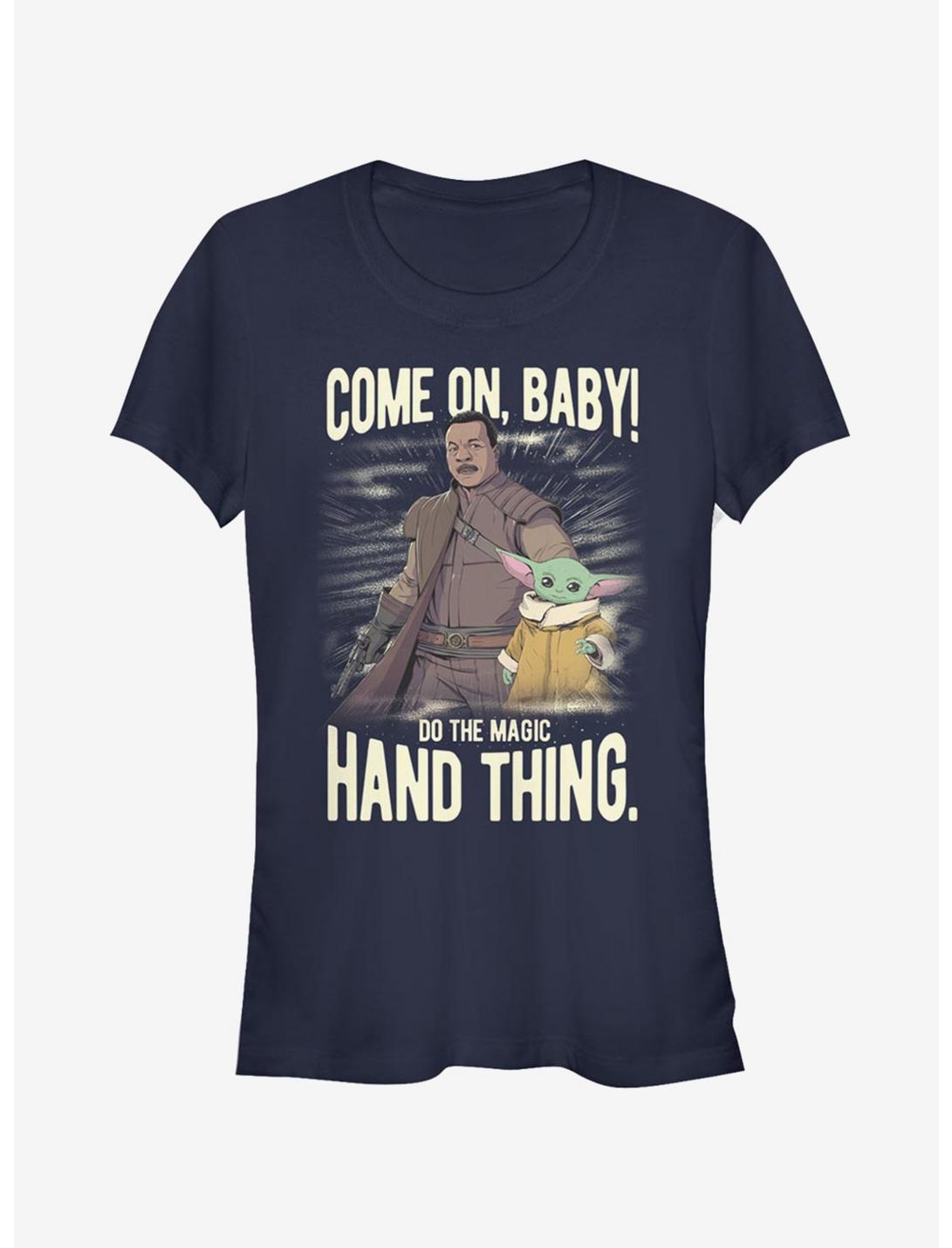 Star Wars The Mandalorian Hand Thing Girls T-Shirt