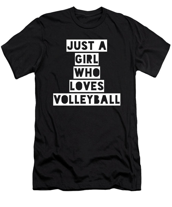 14 Just a Girl Who Loves Volleyball Organicfoodempire T-Shirt