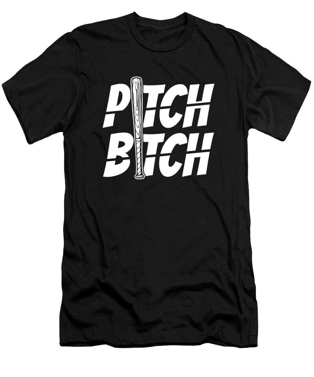 14 Softball Pitcher Batter Catcher Softball Crazy Squirrel T-Shirt