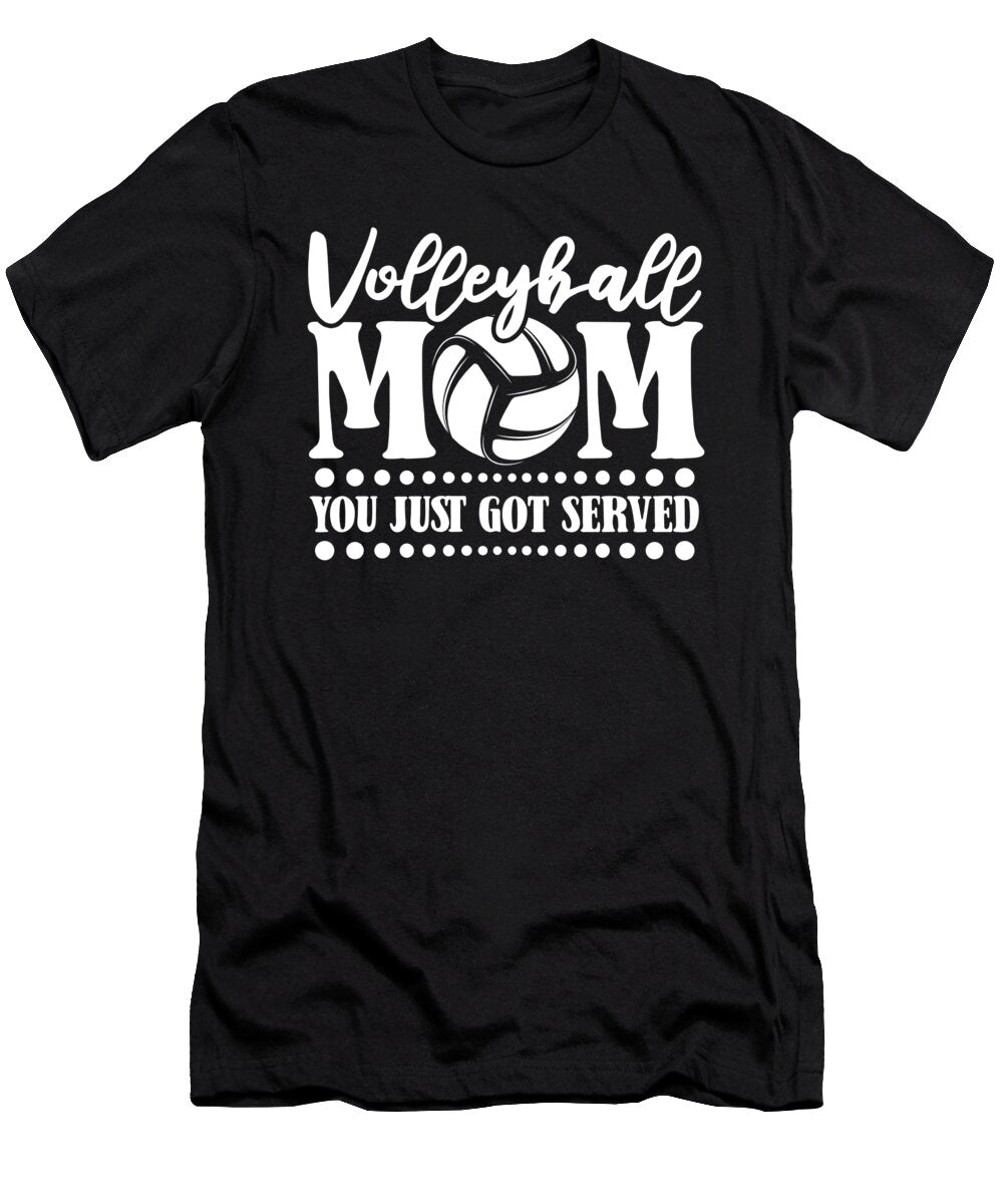 14 Volleyball Beach Vball Volleyball Mom Crazy Squirrel T-Shirt