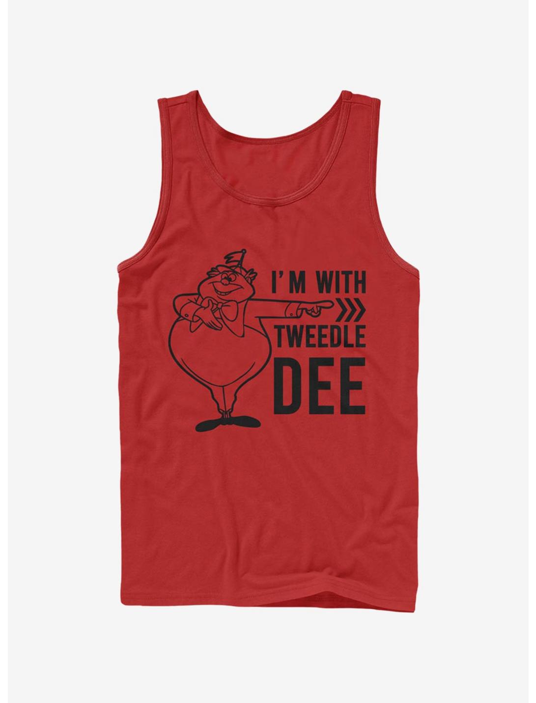 Disney Alice In Wonderland I'm With Tweedle Dee Tank