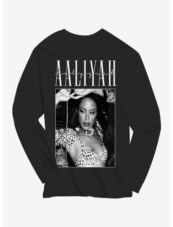 Aaliyah Photo Long-Sleeve T-Shirt
