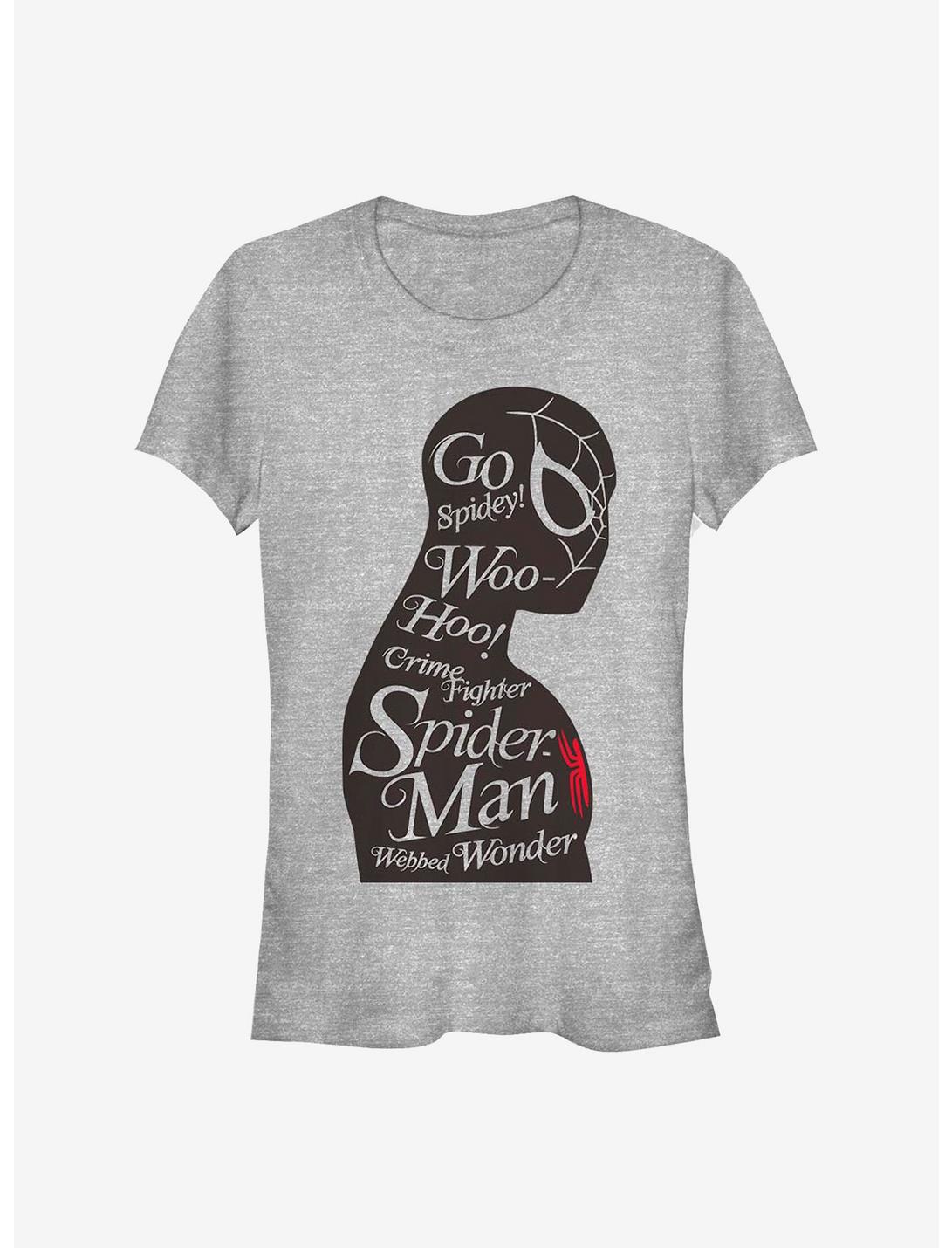 Marvel Spider-Man Silhouette Girls T-Shirt