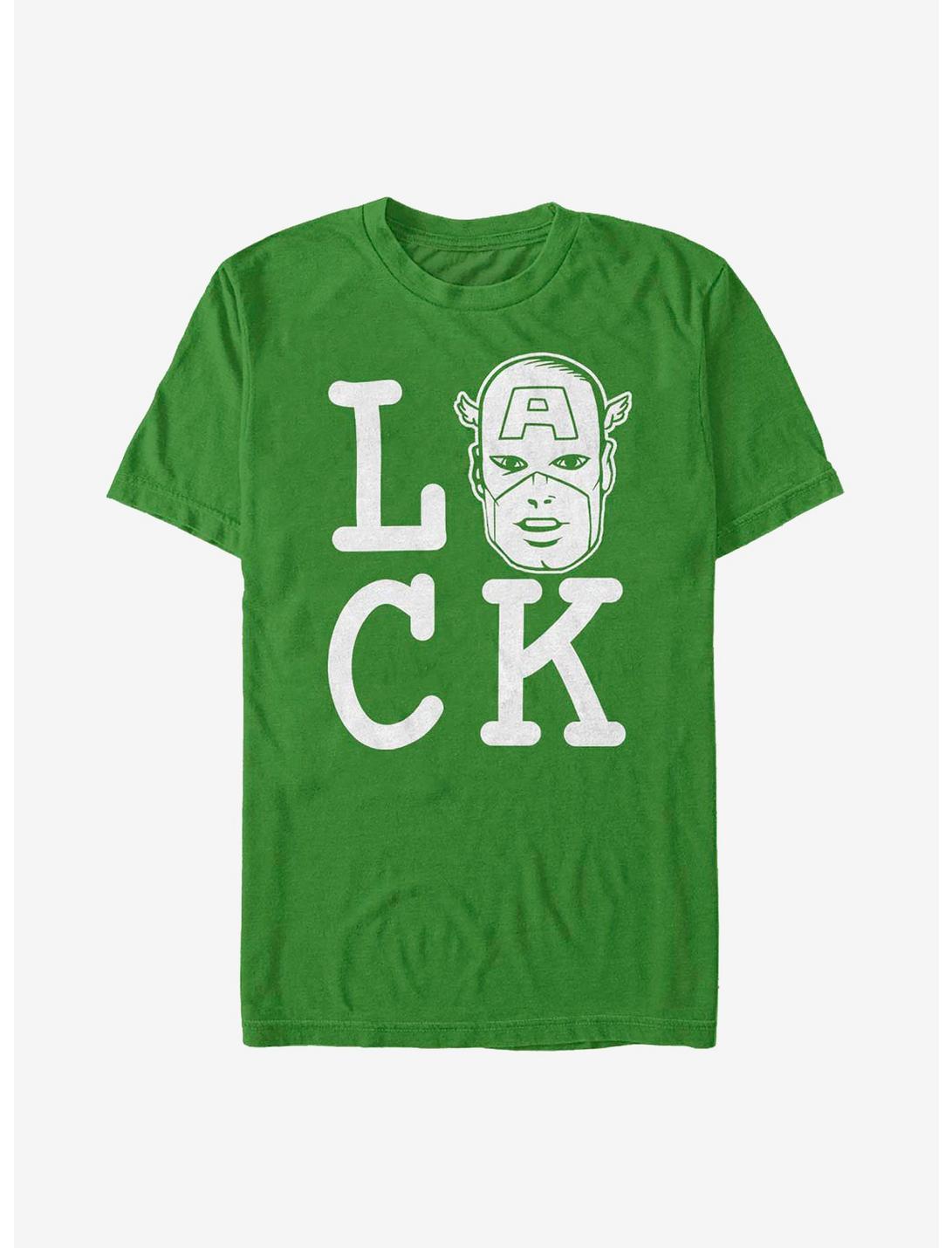 Marvel Captain America Captain Of Luck T-Shirt