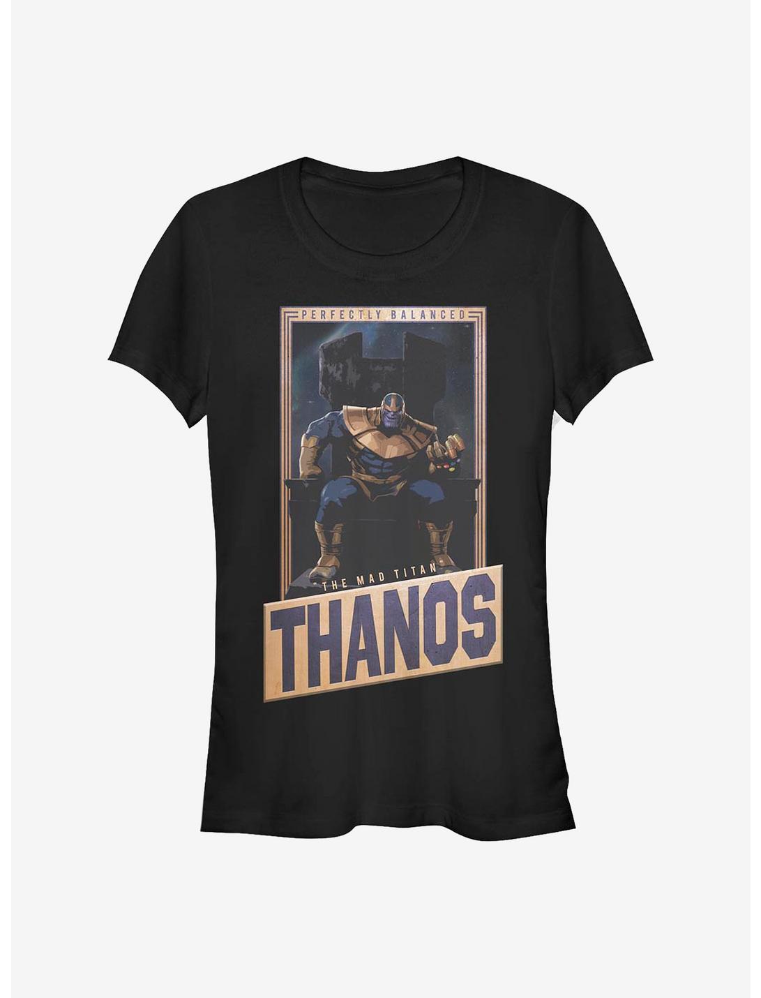 Marvel Avengers Perfectly Balanced Thanos Girls T-Shirt