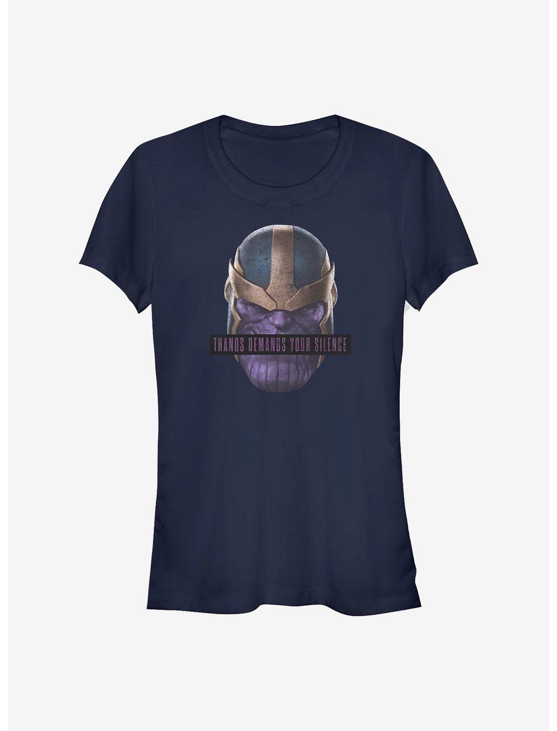 T-shirt fille Marvel Avengers Thanos réclame le silence