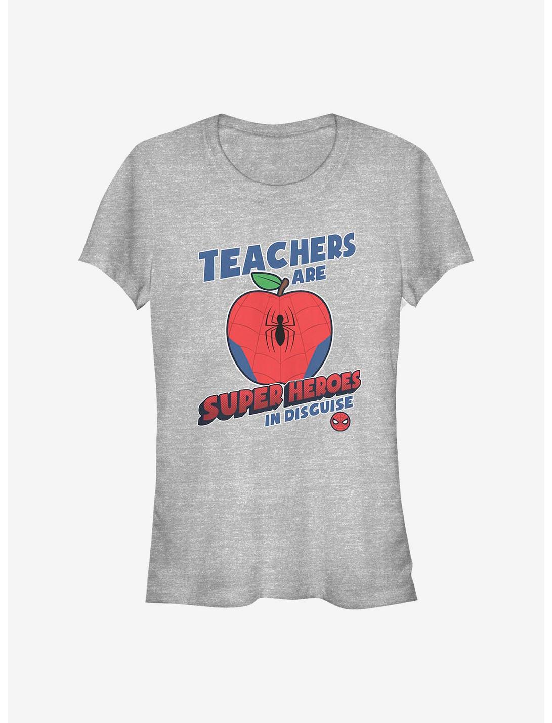Marvel Spider-Man Teachers Are Superheroes Girls T-Shirt