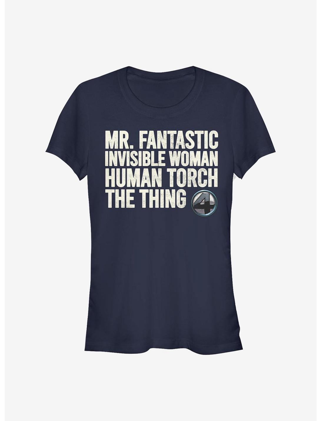 Marvel Fantastic Four Fantastic Stack Girls T-Shirt