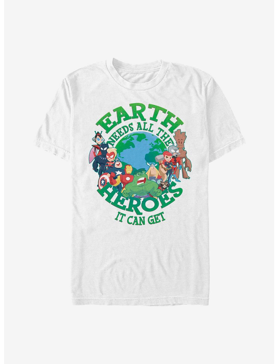 Marvel Avengers Earth Needs Heroes T-Shirt