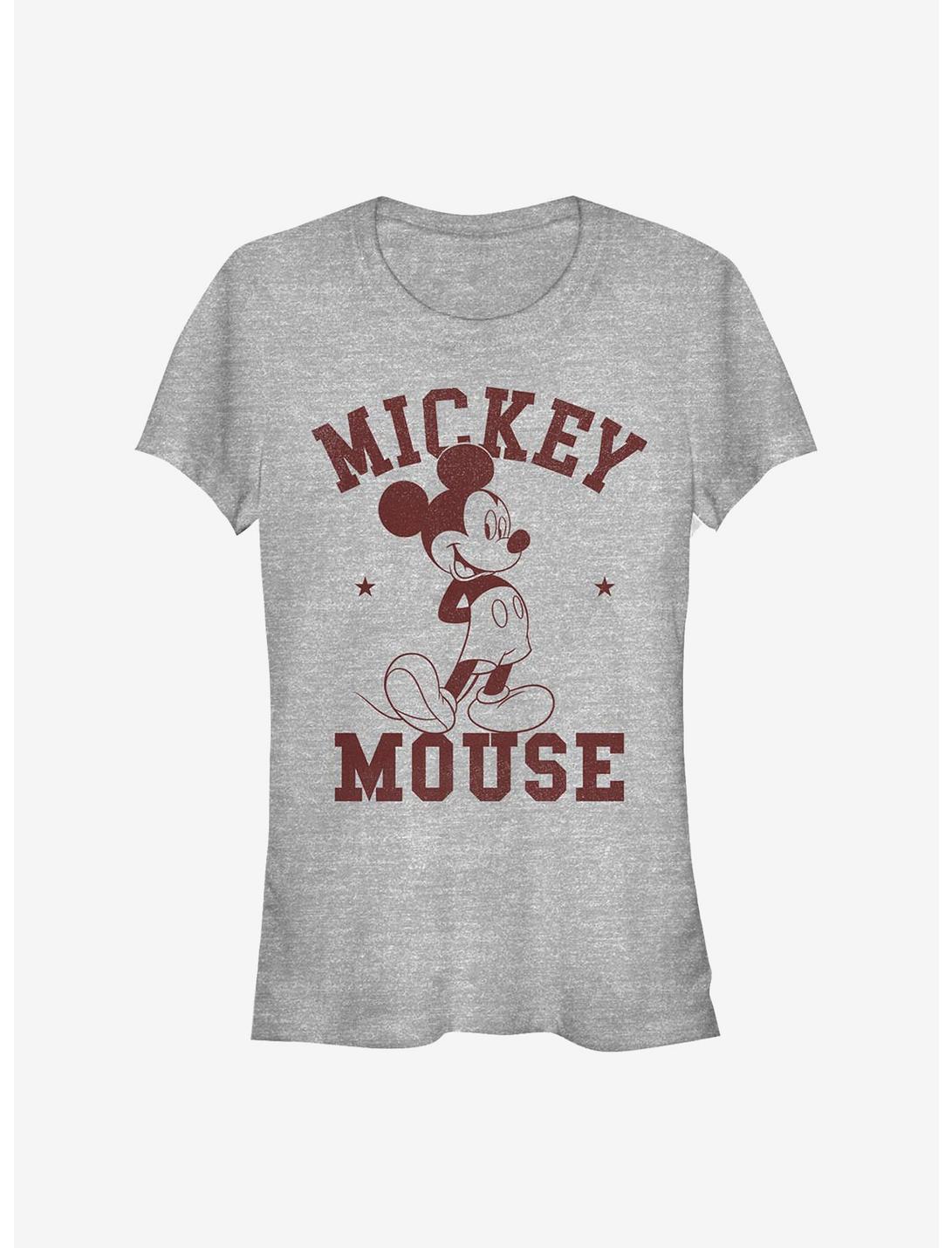 Disney Mickey Mouse Mickey Goes To College Girls T-Shirt
