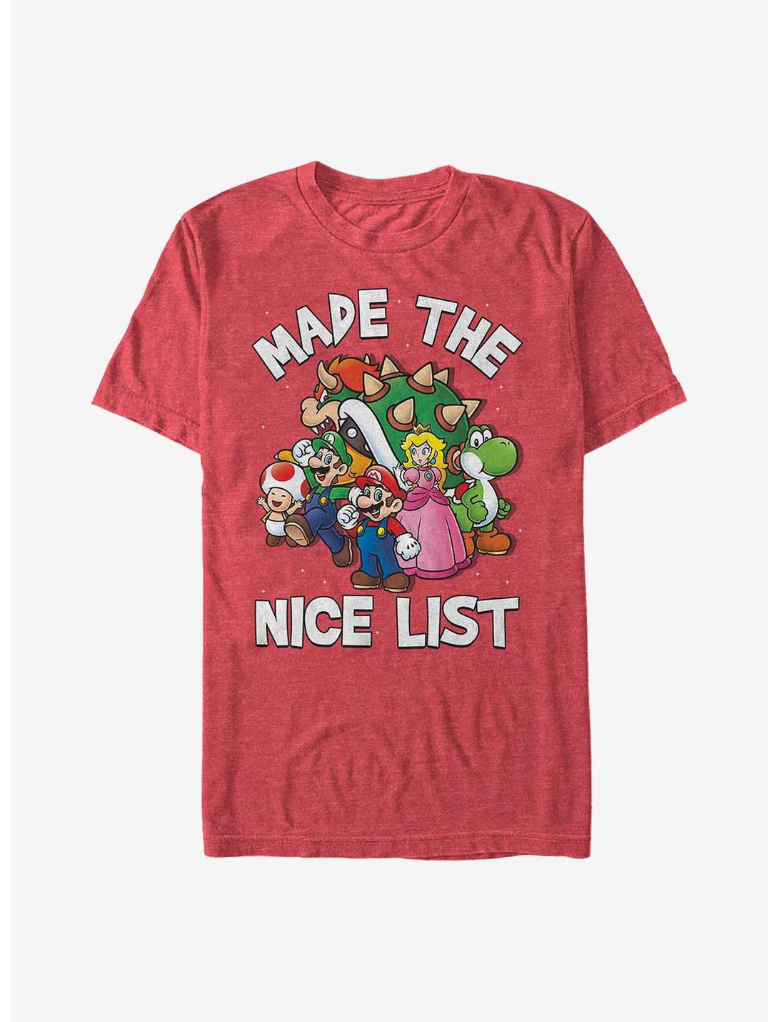 T-shirt Nintendo Mario « Nice List »