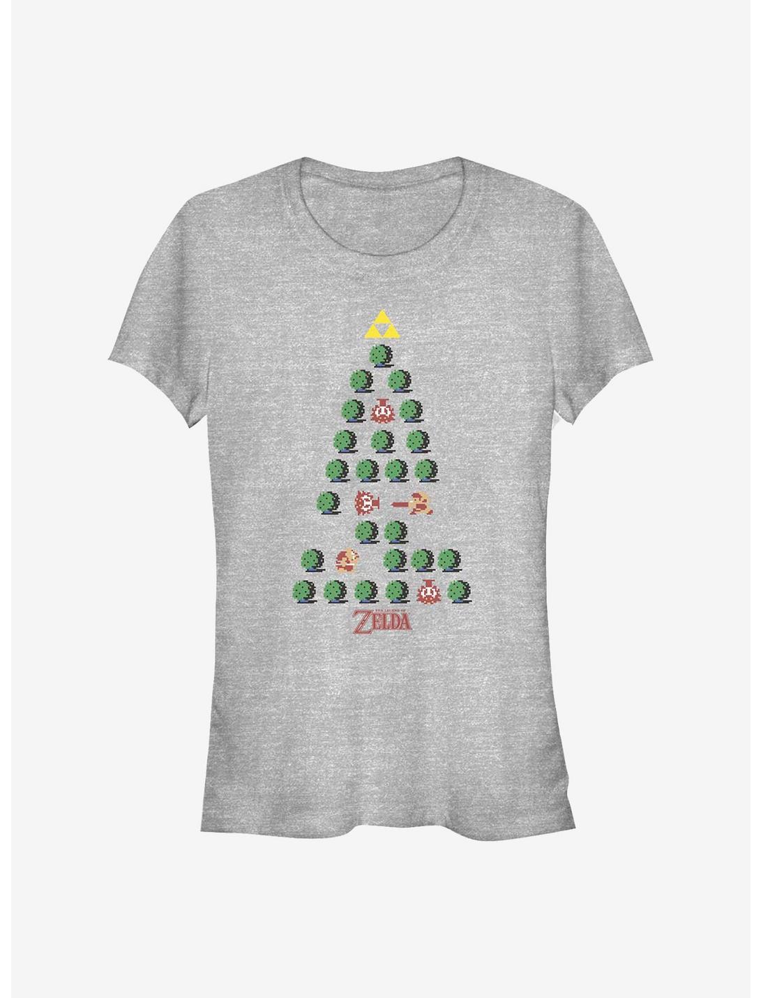 Nintendo The Legend Of Zelda Christmas Tree Girls T-Shirt