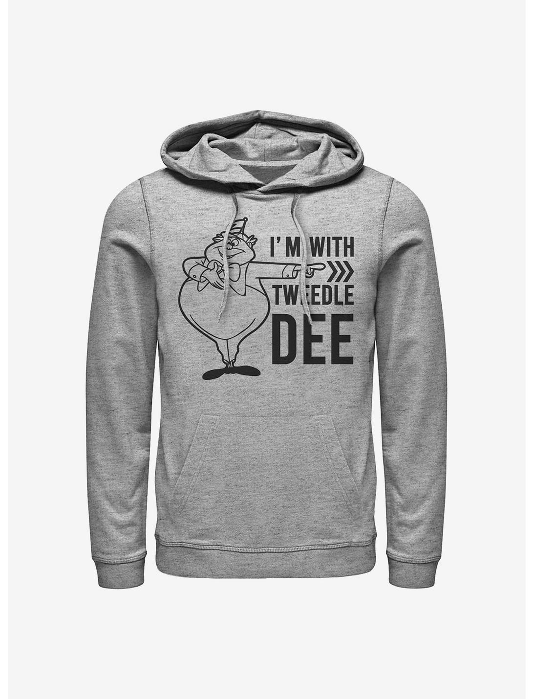Sweat à capuche Disney Alice au Pays des Merveilles Je suis avec Tweedle Dee